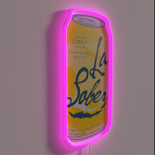 Load image into Gallery viewer, Vibrant La Sober RGB neon light bar for nightlife decoration.