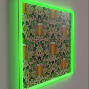 Vibrant RGB Neon Sign For Lager Beer Garden Party Ambiance