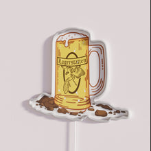 Load image into Gallery viewer, Eye-catching RGB neon bar decor for a lager enthusiast&#39;s dream space.
