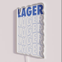 Load image into Gallery viewer, Vibrant RGB neon beer wave light bar decoration sign barware.