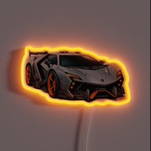Load image into Gallery viewer, Electric Dream Neon Sign Art Inspired by Lamborghini Concept Car