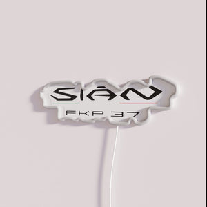 Customizable Lambo Sian Fkp 37 logo neon sign with RGB lighting