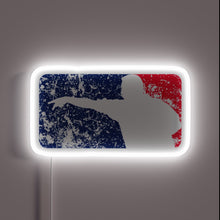 Load image into Gallery viewer, Vibrant Neon Sign Illuminating Passion for League and Competitive Darts