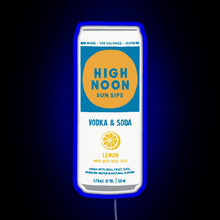 Load image into Gallery viewer, Lemon High Noon RGB neon sign blue