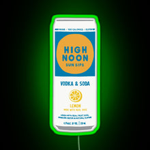 Load image into Gallery viewer, Lemon High Noon RGB neon sign green