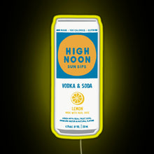 Load image into Gallery viewer, Lemon High Noon RGB neon sign yellow