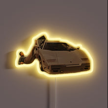 Load image into Gallery viewer, Authentic Leonardo da Vinci meets Lamborghini in vibrant RGB artwork