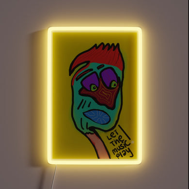 Vibrant LED light display that encourages endless musical enjoyment always.