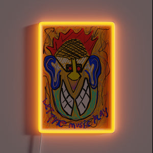 Add vibrant ambiance with this musical glow RGB neon sign.