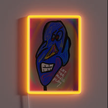 Load image into Gallery viewer, Vibrant, color-changing neon sign with musical design and LED accents