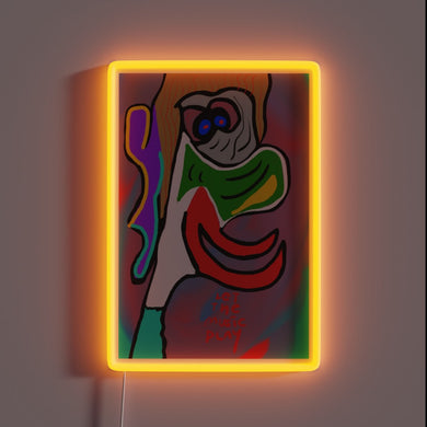Eye-catching RGB neon sign for music lovers to jam freely