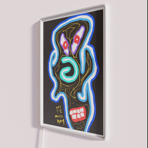 Vibrant music-inspired RGB LED neon sign for nightlife decor enthusiasts.