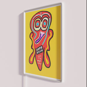 RGB LED neon sign for music lovers, parties and fun vibes