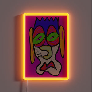 Eye-catching RGB LED neon sign featuring music notes and melody