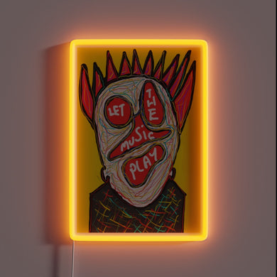 Let the Music Play in Vibrant RGB Neon Glow