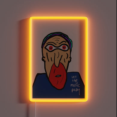 Electric musical vibe with vibrant RGB LED neon glow