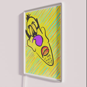 Vibrant RGB Neon Wall Sign for Music Lovers Decorations Only