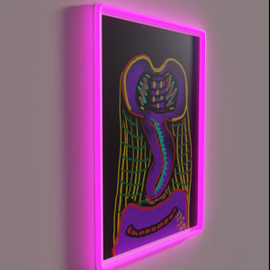 Vibrant RGB LED sign for music lovers and party vibes