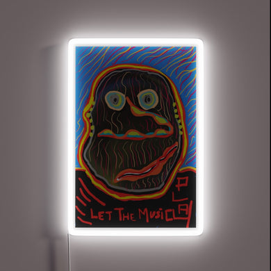 Add vibrant rhythm to your space with this glowing sign.
