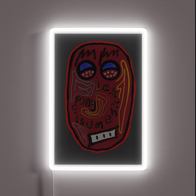 Vibrant RGB Neon Sign to Let the Music Set Mood