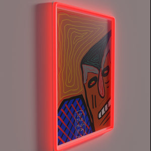 Let the Music Play Vibrant RGB LED Neon Wall Sign