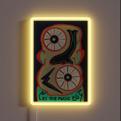Electric RGB LED Neon Sign for Music Lovers and Partygoers