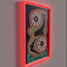 Load image into Gallery viewer, Let the Music Play Vibrant Color Changing Neon Wall Decoration Sign