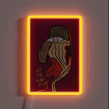 Load image into Gallery viewer, Let the music shine with vibrant RGB neon lighting ambiance.
