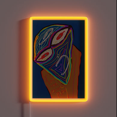 Add vibrant ambiance to your space with this colorful sign