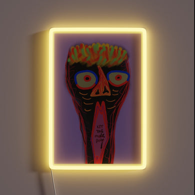 Let the Music Play with Vibrant RGB Neon Light Sign