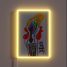Load image into Gallery viewer, Let the Music Play Vibe with Color-Changing RGB Neon Sign
