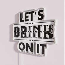 Load image into Gallery viewer, Eye-catching RGB neon bar sign for home or office party decoration.