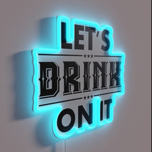Load image into Gallery viewer, Neon bar sign, colorful RGB LED lighting, modern party decor.