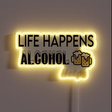 Load image into Gallery viewer, Whiskey Wisdom: A vibrant reminder to enjoy life&#39;s unpredictable moments.
