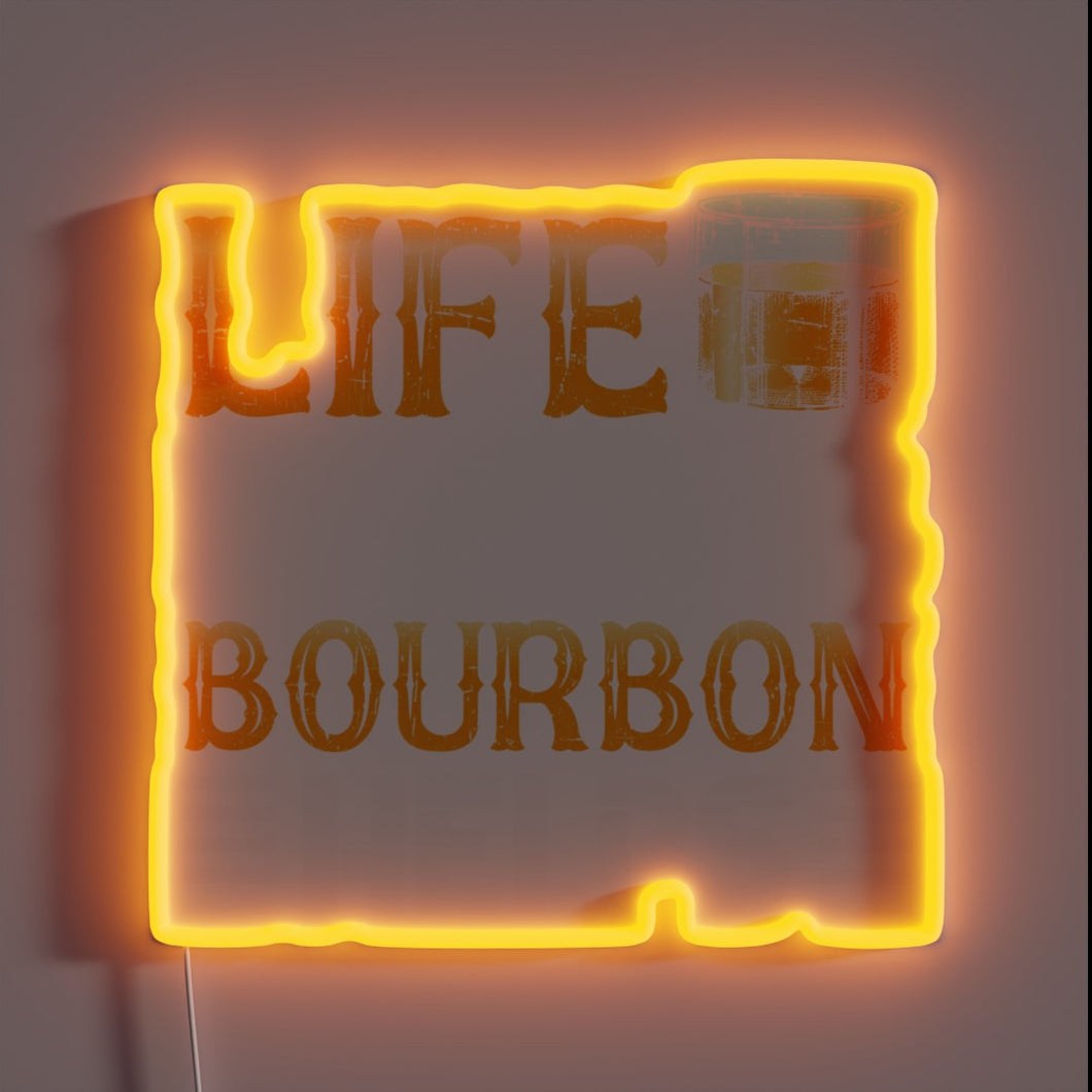 Bourbon lover's humorous reminder that life's ups and downs matter