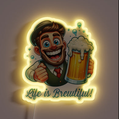 Add vibrant personality to any space with this colorful sign