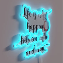 Load image into Gallery viewer, Life&#39;s Unexpected Moments Caught in Handwritten RGB Neon Sign Script