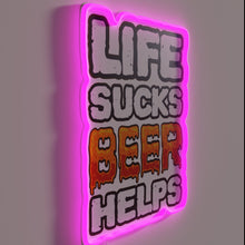 Load image into Gallery viewer, Laughter and beer, the ultimate antidote to life&#39;s struggles together