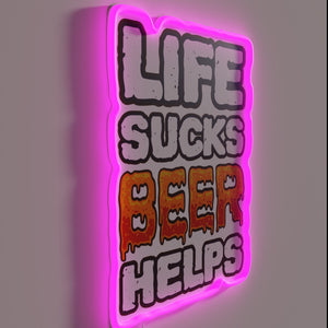 Laughter and beer, the ultimate antidote to life's struggles together