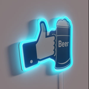 Fun and quirky LED neon sign for beer enthusiasts anywhere.