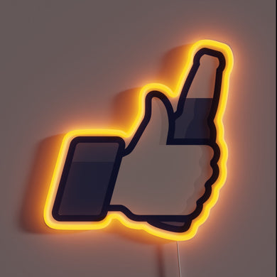 Neon Beer Sign with Color-Changing RGB LED Lighting Technology Display.