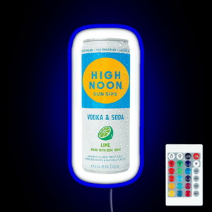 Lime High Noon RGB neon sign remote