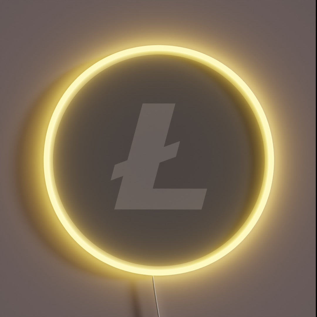 Litecoin Logo Neon Led Sign – Neon Factory