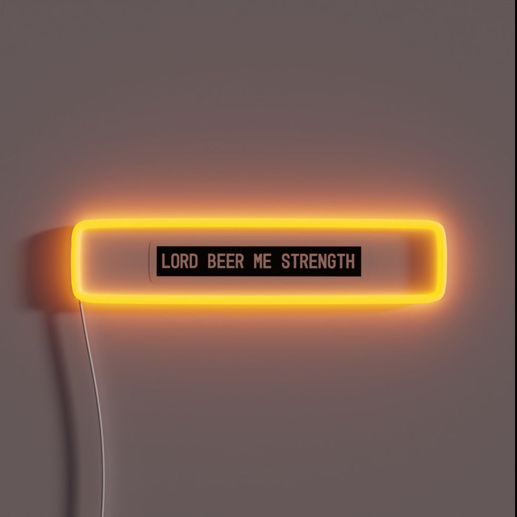 Officially certified Dunder Mifflin-approved office decor with RGB neon lighting.