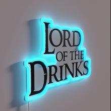 Load image into Gallery viewer, RGB Neon Bar Sign for Lord of the Drinks Fans