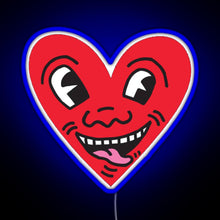 Load image into Gallery viewer, Love Heart RGB neon sign blue