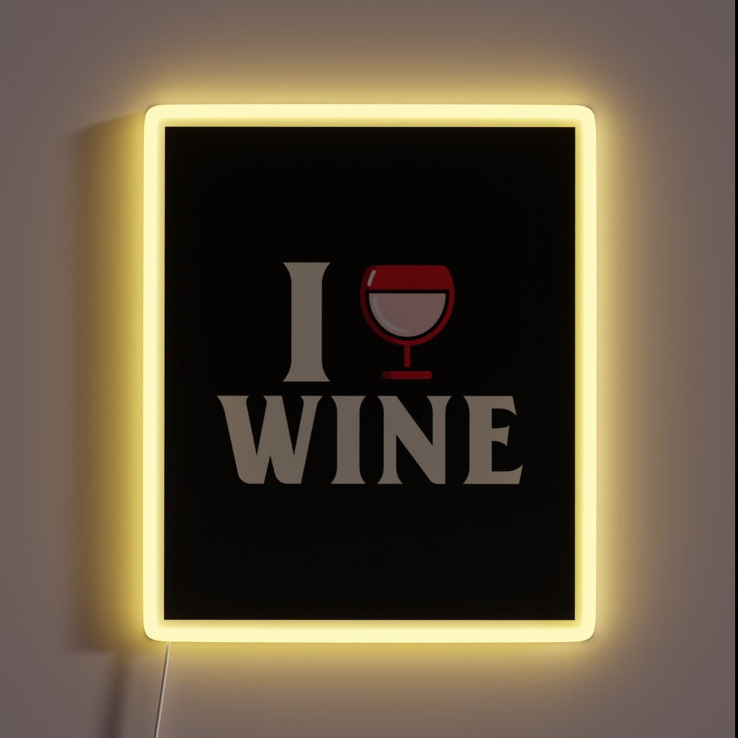 Vibrant Wine Lover's Dream: Multi-Colored RGB Neon Sign Illumination Kit