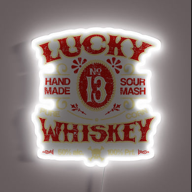 Eye-catching Distressed Neon Sign with RGB Lighting for Whiskey Enthusiasts