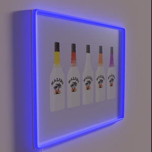 Add vibrant ambiance to your space with Malibu Flavors neon.