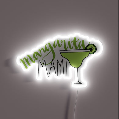 Brighten up your bar with vibrant Margarita Mami neon glow